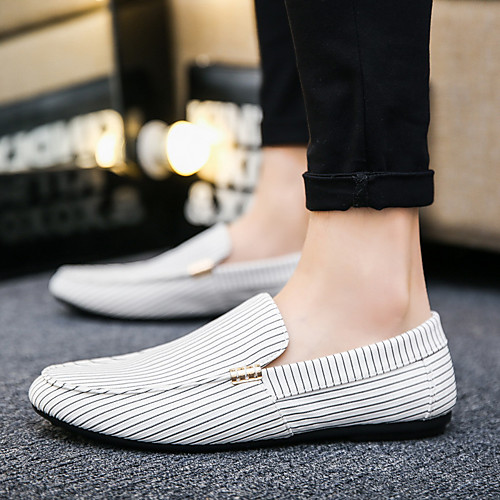 

summer canvas peas shoes men's korean version of the trend of all-match one pedal lazy shoes youth social shoes wa08