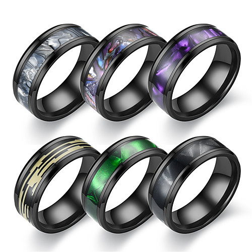 

black elegant colorful purple colorful shell ring