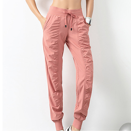 

Women's Sweatpants Jogger Pants Drawstring Pocket Solid Color Sport Athleisure Pants / Trousers Pants Bottoms Moisture Wicking Quick Dry Breathable Soft Comfortable Everyday Use Casual Daily Outdoor