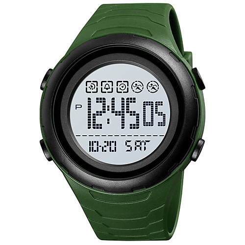 

SKMEI Men's Sport Watch Digital Digital Sporty Outdoor Calendar / date / day Chronograph Alarm Clock / One Year / Silicone