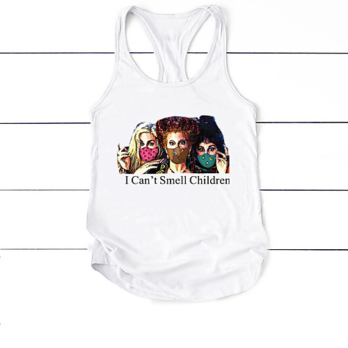 

Women's Yoga Top Racerback Fashion White Black Gray Cotton Fitness Gym Workout Running Tank Top T Shirt Sport Activewear Moisture Wicking Quick Dry Lightweight Breathable High Elasticity
