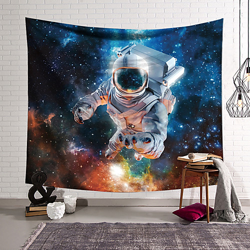 

Wall Tapestry Art Decor Blanket Curtain Hanging Home Bedroom Living Room Decoration Polyester Astronaut