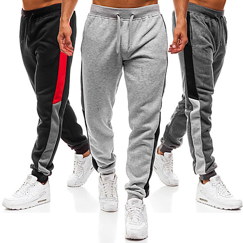

Men's Sweatpants Joggers Street Bottoms Drawstring Winter Fitness Gym Workout Running Jogging Exercise Moisture Wicking Breathable Soft Normal Sport Dark Grey Black Light Gray / Stretchy / Athleisure