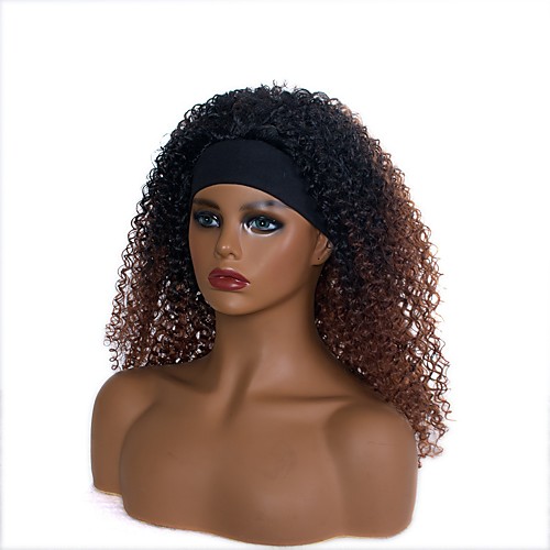 

the new ice silk headband amazon fashion fluffy long curly black gradient brown long curly hair
