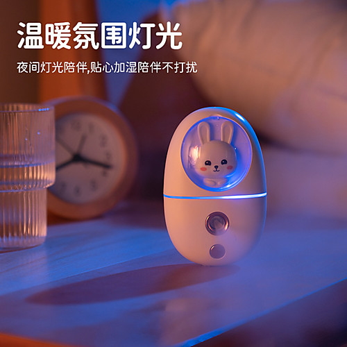 

new creative cute pet moisturizing device usb charging handheld humidifier steaming face beauty device nano spray moisturizing device