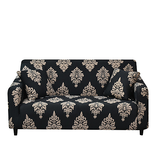 

Sofa Cover Printing Dustproof Stretch Slipcovers Stretch Super Soft Fabric Couch Cover Fit for 1to 4 Cushion Couch and L Shape Sofa (You will Get 1 Throw Pillow Case as free Gift)