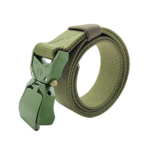 

Belt Men's Military Tactical Belt Wearable Breathable Protective for Solid Colored Nylon Fall Spring Summer