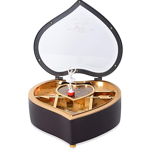 

Music Box Heart Shape Ballerina 1 pcs Gift Home Decor Plastic For Kid's Adults' Boys and Girls