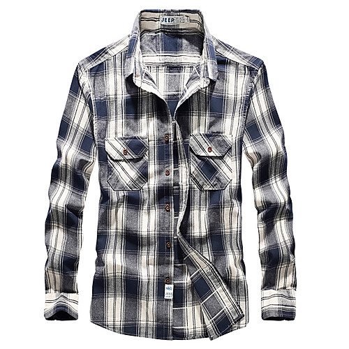 

Men's Hiking Shirt / Button Down Shirts Fishing Shirt Military Tactical Shirt Outdoor Quick Dry Lightweight Breathable Sweat wicking Jacket Shirt Top Fishing Climbing Running Navy Blue Gray