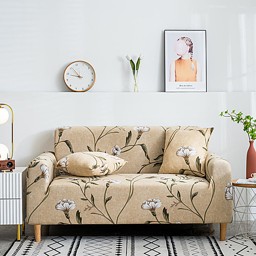 

2021 New Stylish Simplicity Print Sofa Cover Stretch Couch Super Soft Fabric Retro Hot Sale Flower Couch Cover