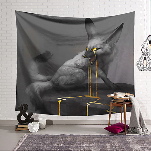 

Wall Tapestry Art Decor Blanket Curtain Hanging Home Bedroom Living Room Decoration Polyester Wolf