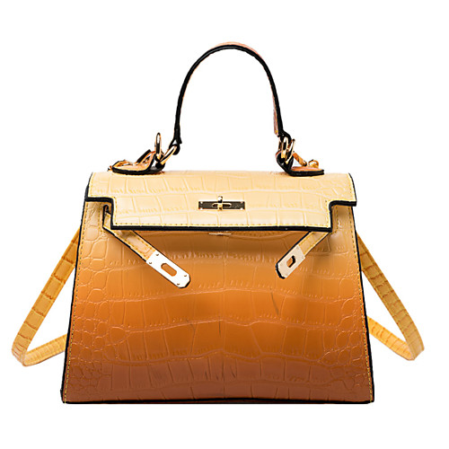

Women's Bags Top Handle Bag Daily 2021 MessengerBag White Black Blue Yellow