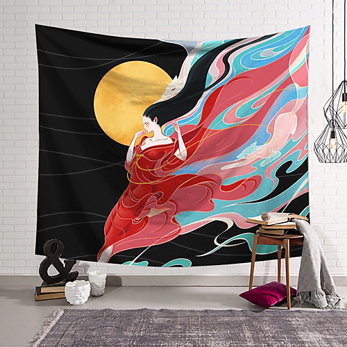 

Wall Tapestry Art Decor Blanket Curtain Hanging Home Bedroom Living Room Decoration Polyester Chang'e