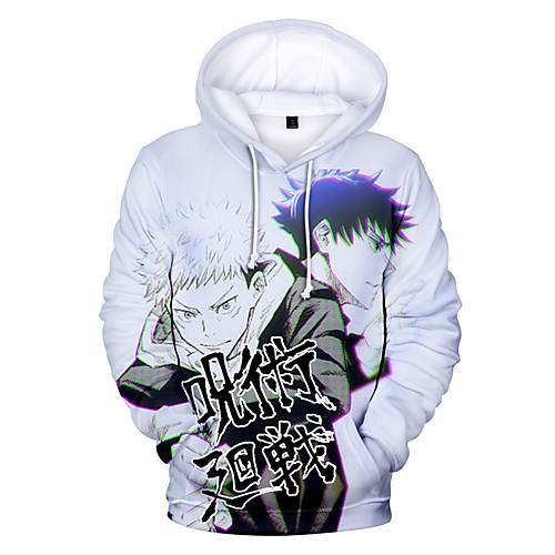 

Inspired by Jujutsu Kaisen Cosplay Cosplay Costume Hoodie Terylene 3D Printing Hoodie For Women's / Men's