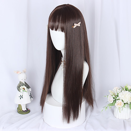 

Brown Lolita Lolita Wig 65 inch Cosplay Wigs Other Wig Halloween Wigs