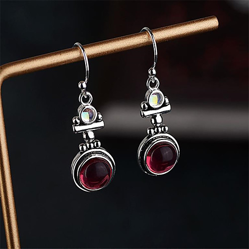 

Women's Hoop Earrings Classic Fashion Romantic Punk Trendy Cute Sweet Earrings Jewelry Silver For Street Gift Date Birthday Festival 1 Pair