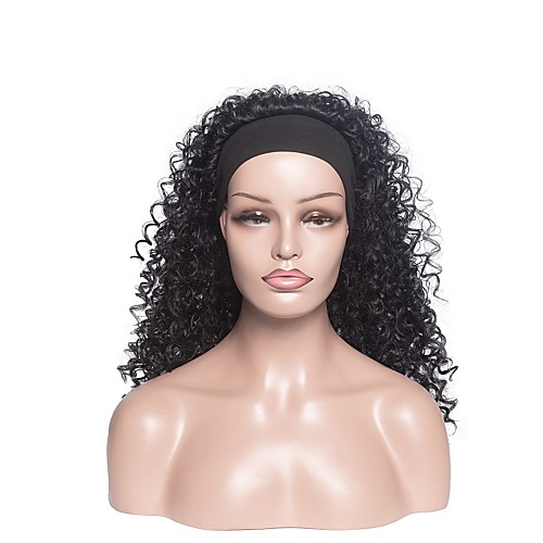 

foreign trade hair band ice silk headscarf wig headgear european and american cross-border fashion fluffy long curly hair wig headgear
