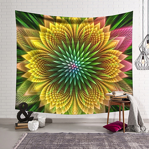

Wall Tapestry Art Decor Blanket Curtain Hanging Home Bedroom Living Room Decoration Polyester Flower