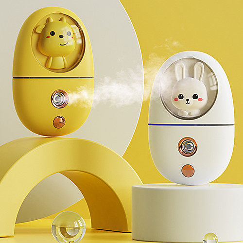 

Portable Facial Steamer Creative Nano Spray Cute Pet Water Replenishment Device USB Charging Handheld Humidifier Steaming Face Beauty Device Water Replenishment Device