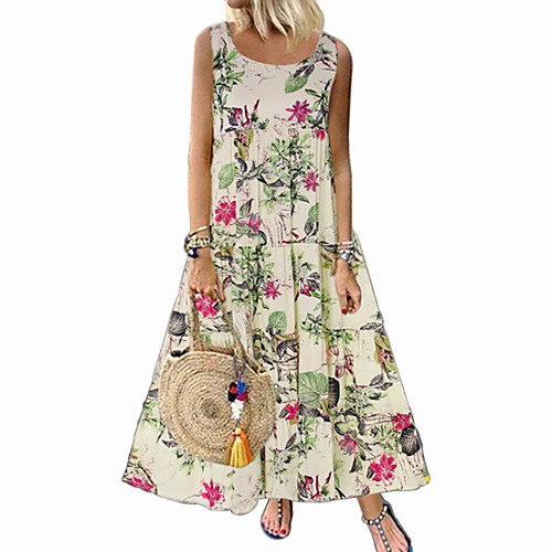 

european and american foreign trade women's skirts 2021 new spring amazon ebay loose sleeveless forest dress