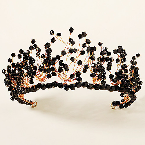 

Glitters Elegant Crystal Headpiece with Crystal / Rhinestone 1 Piece Wedding / Special Occasion Headpiece