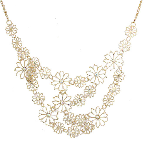 

Collar Necklace Women's Trendy Gold 45 cm Necklace Jewelry for Street Gift Daily Work Club Oval