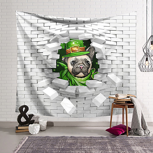 

Wall Tapestry Art Decor Blanket Curtain Hanging Home Bedroom Living Room Decoration Polyester Dog