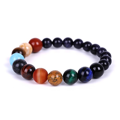 

Women's Bead Bracelet Beads Fashion Stylish Boho Stone Bracelet Jewelry Rainbow For Gift Festival