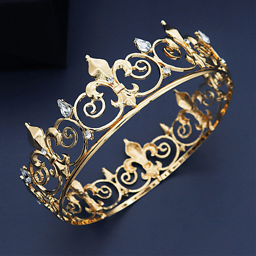 

Retro Wedding Alloy Headpiece with Crystal / Rhinestone / Solid / Trim 1 Piece Wedding / Special Occasion Headpiece