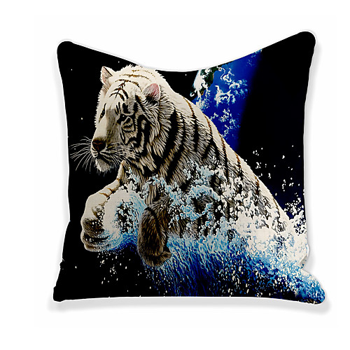 

Cushion Cover 1PC Linen Soft Print Square Throw Pillow Cover Cushion Case Pillowcase for Sofa Bedroom 45 x 45 cm (18 x 18 Inch) Superior Quality Mashine Washable