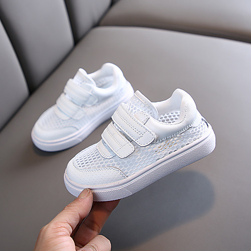 

Unisex Sneakers School Shoes Leather Big Kids(7years ) Daily Walking Shoes White Fall Spring