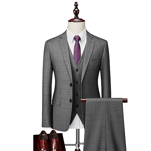 

Tuxedos Standard Fit Notch Single Breasted One-button Polyester