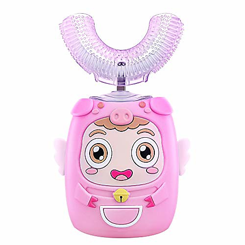 

kids electric toothbrushes u-shape sonic electric toothbrush with silicone interchangeable brush heads