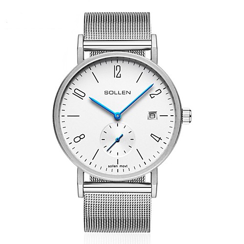 

Men's Steel Band Watches Analog Quartz Formal Style Calendar / date / day / One Year
