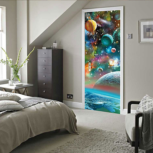 

Holiday / Landscape Wall Stickers Bedroom / Living Room, Removable Vinyl Home Decoration Wall Decal 2pcs