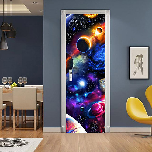 

Holiday / Landscape Wall Stickers Bedroom / Living Room, Removable Vinyl Home Decoration Wall Decal 2pcs