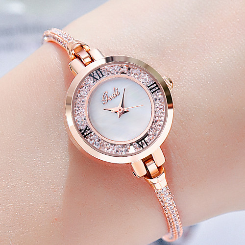 

gedi ladies bracelet watch simple temperament round diamond