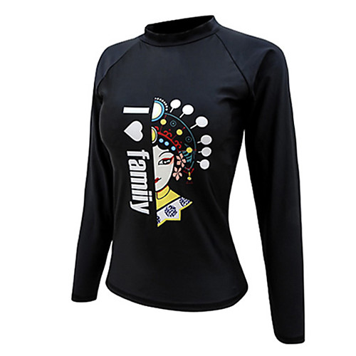 

Women's Diving Rash Guard Spandex Swimwear Quick Dry Breathable Long Sleeve Swimming Diving Surfing Autumn / Fall Spring Summer