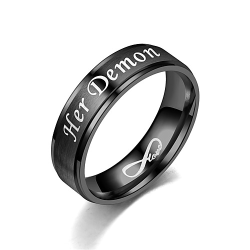 

her demon his angel ring eternal love ring angel and devil couple ring