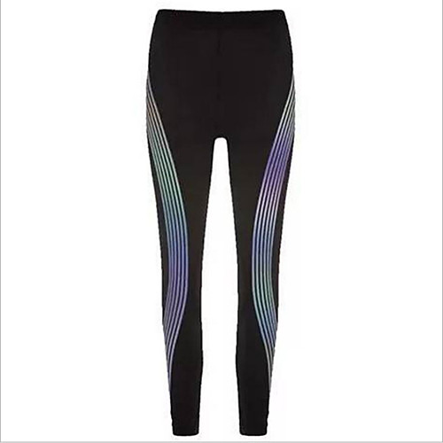 

Activewear Pants Printing Solid Women's Training Running Natural Polyester