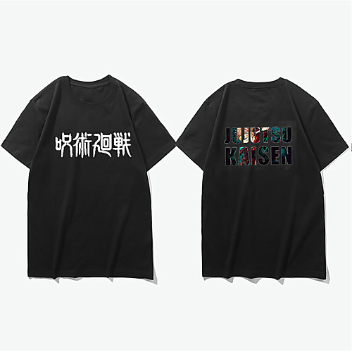 

Inspired by Jujutsu Kaisen Yuji Itadori Cosplay Costume T-shirt Microfiber Graphic Prints Printing T-shirt For Women's / Men's