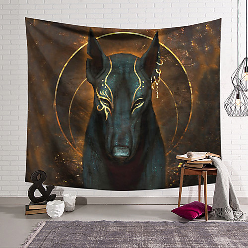

Wall Tapestry Art Decor Blanket Curtain Hanging Home Bedroom Living Room Decoration Polyester Dog