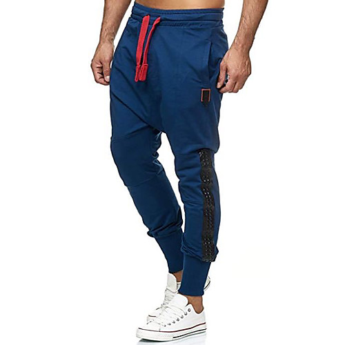 

Men's Joggers Running Pants Sports & Outdoor Bottoms Drawstring Pocket Spandex Fitness Gym Workout Running Jogging Exercise Breathable Moisture Wicking Soft Normal Sport Solid Colored White Black