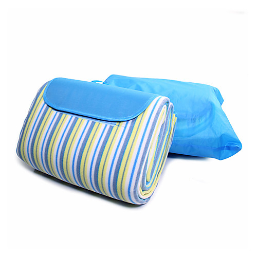 

KORAMAN Camping Pad Picnic Blanket Outdoor Camping Moistureproof Insulated Convenient EPE Foam 200200 cm for 3 - 4 person Camping / Hiking Camping All Seasons Sky BlueWhite