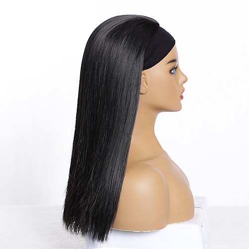 

european and american wigs, women's long straight hair wigs, chemical fiber high temperature silk wigs, factory straight