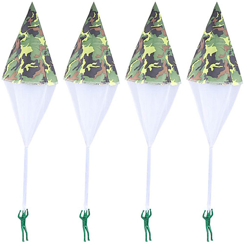 

4 pcs Parachute Toy Tangle Free Throwing Toy Mini Soldier Parachute Toy Outdoor Childrens Flying Toys