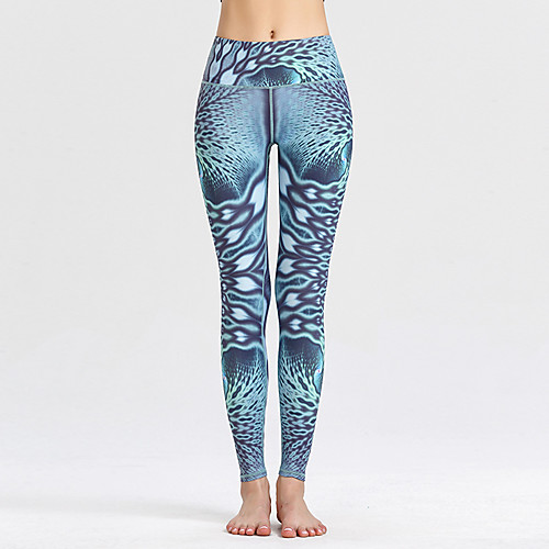 

Women's High Waist Yoga Pants Cropped Leggings Tummy Control Butt Lift Breathable Purple Light Purple Fuchsia Yoga Fitness Gym Workout Sports Activewear High Elasticity Skinny / Athletic / Athleisure