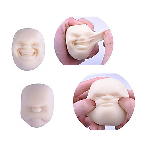 

1PCS Squeeze Human Face Emotion Kids Play Toys Vent Ball Stress Relieve Adult Decompression Toy Random Color