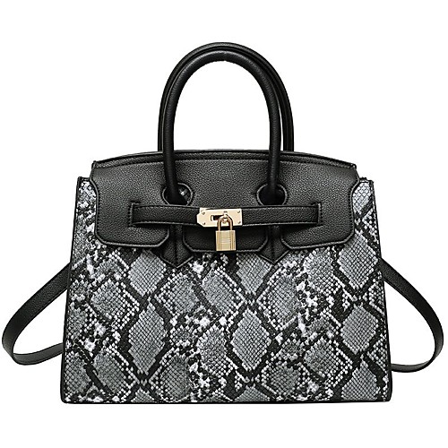 

Women's Bags Satchel Top Handle Bag Date Office & Career 2021 Handbags Black Khaki