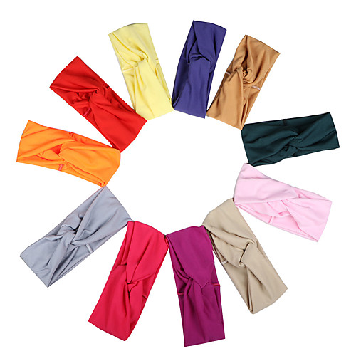 

european and american amazon new solid color cross hair lead headband ladies headbands sports antiperspirant headband hair accessories